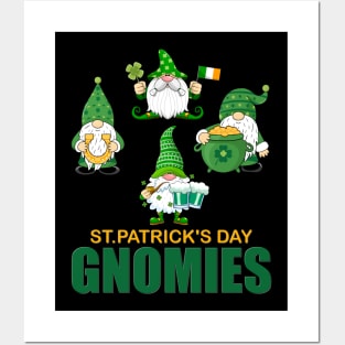 St. Patrick's Day Gnomies, Shamrock, St Paddy's Day, Ireland, Green Beer, Four Leaf Clover, Beer, Leprechaun, Irish Pride, Lucky, St Patrick's Day Gift Idea Posters and Art